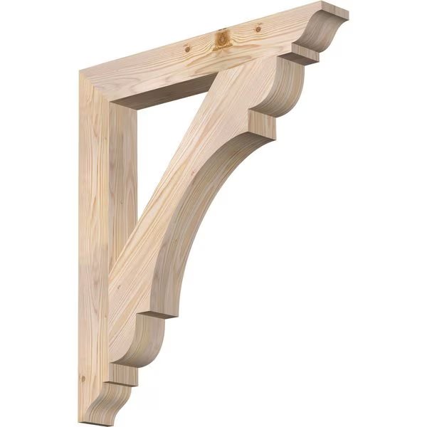 Olympic Traditional Smooth Bracket, Douglas Fir, 3 1/2